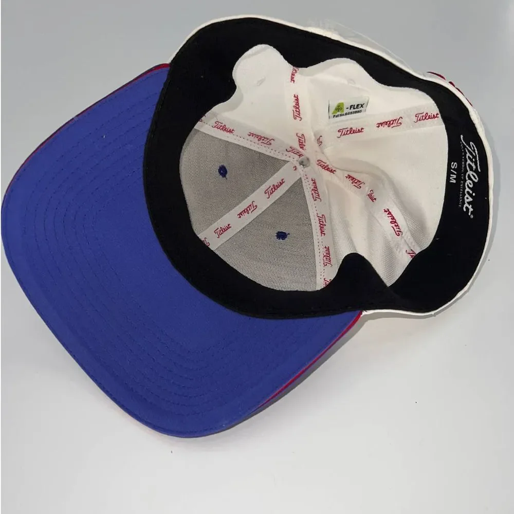 Titleist Flex Blue front/white back Embroidered front and back logo Cap- S/M